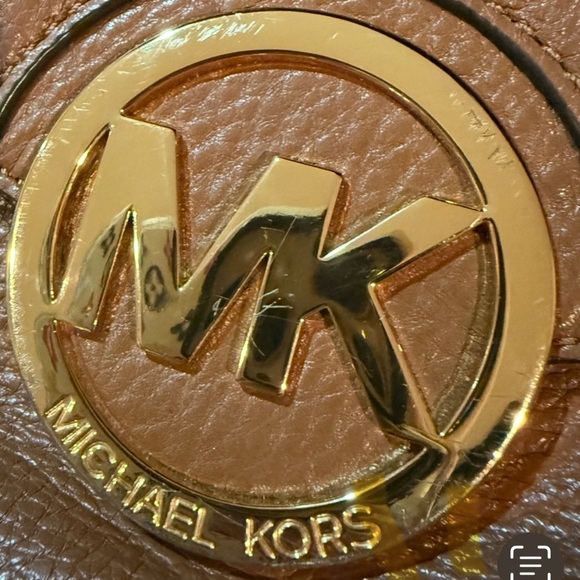 MICHAEL Michael Kors Small Pebbled Leather Crossbody Bag Purse with chain straps - Picture 14 of 14